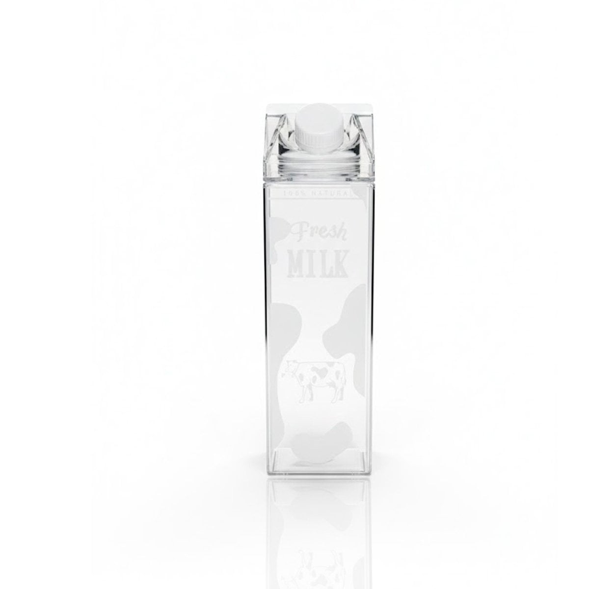PACK4 ENVASE DE VIDRIO BLANCO TRANSPARENTE 1L DE MATERIAL SEGURO PARA SU USO YPAPEL REGALO - 3
