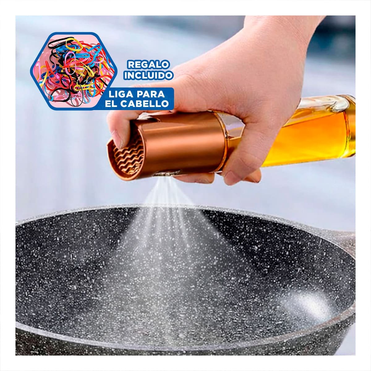 SPRAY DE COCINA COBRE 100ML CON ACABADO DE LUJO PARA SU VIVIENDA YLIGAS REGALO - 2