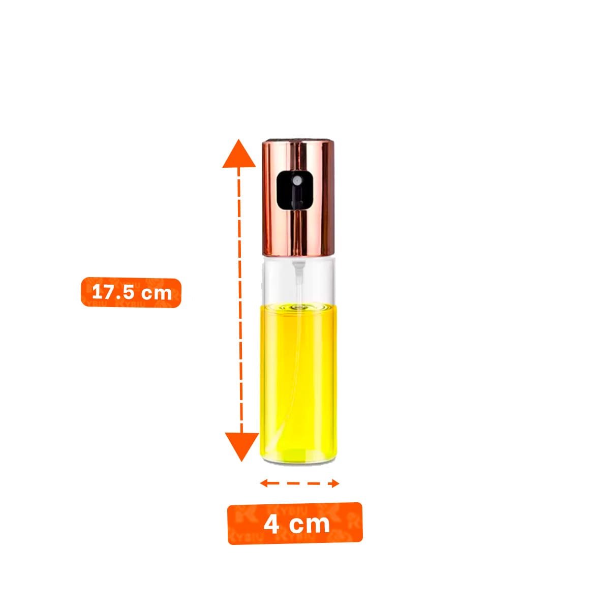 PACK12 DISPENSADOR DE ACEITE COBRE 100ML PARA ROCIAR SALSAS CON FACILIDAD - 4