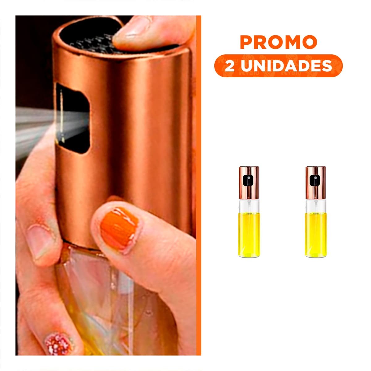 PACK2 SPRAY DE COCINA COBRE 100ML PARA LOGRAR TEXTURAS CRUJIENTES REAL YREGALO STICKER - 1