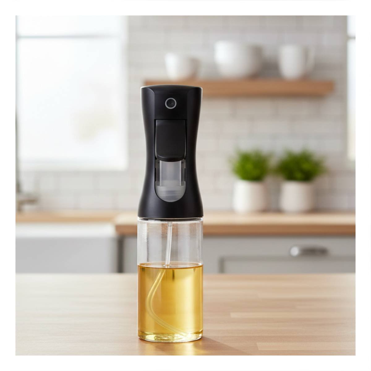 PULVERIZADOR DE VIDRIO NEGRO 220ML CON TAPA DE PLASTICO MUY FUERTE YREGALO STICKER - 2