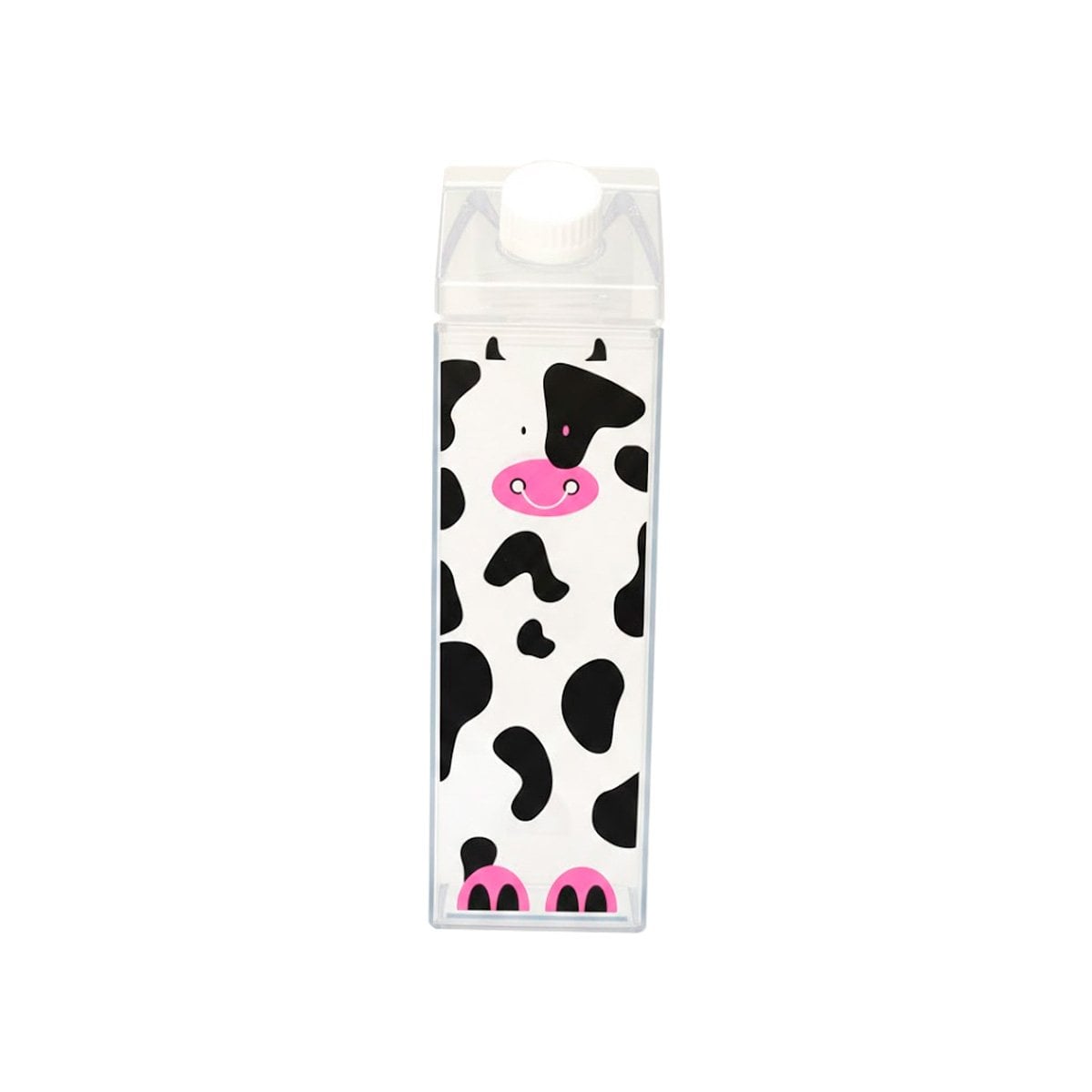 PACK6 ENVASE DE VIDRIO MANCHAS NEGRAS Y ROSADAS 1L DE APARIENCIA FINA YREGALO STICKER - 2