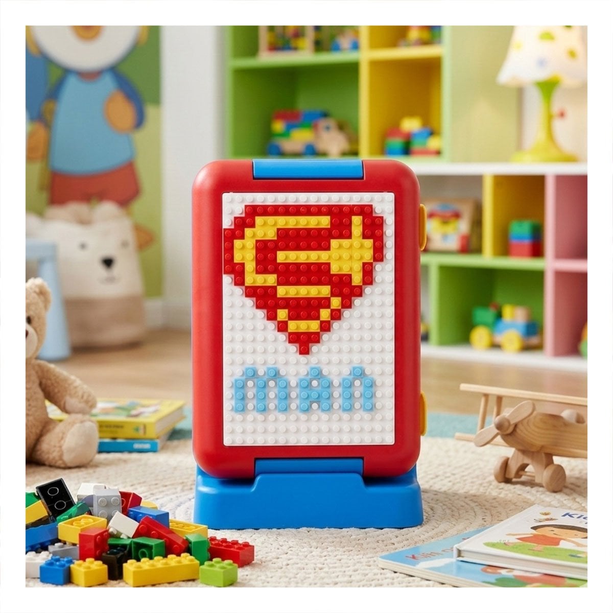 TAPER CAJA ROJO CON 4 DIVISIONES PARA COMIDAS INFANTILES Y ADULTOS YSTICKY - 1
