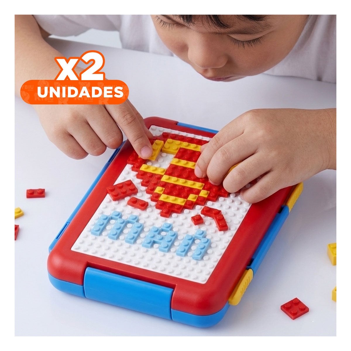 PACK2 BENTO MODULAR ROJO CON 4 DIVISIONES PARA ALMUERZO EQUILIBRADO EN CASA - 1