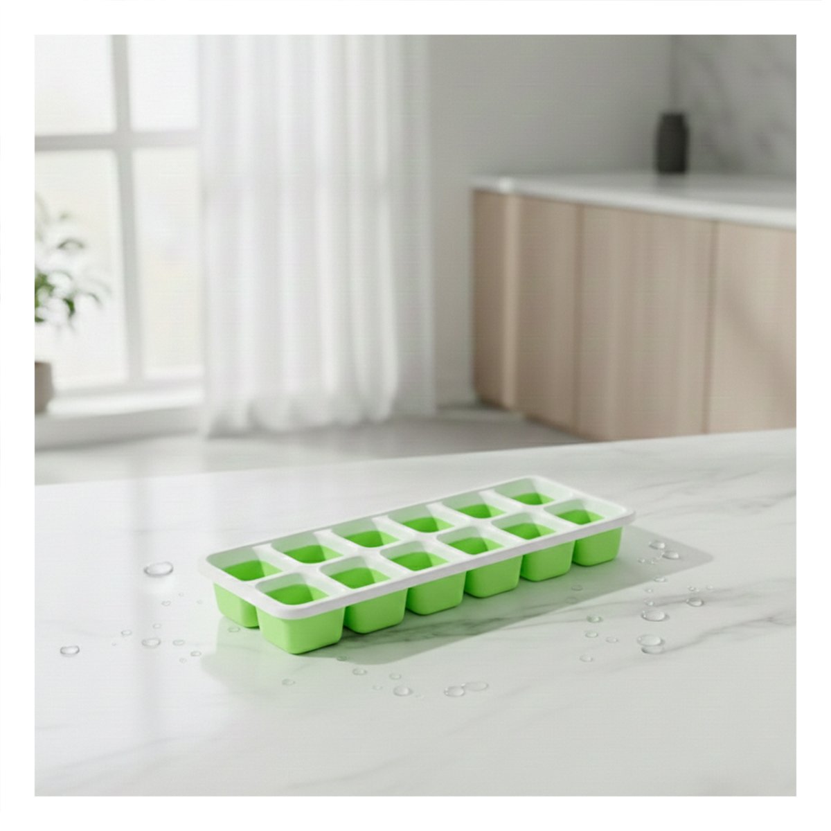 PACK6 JUEGO INNOVADOR PARA PREPARAR CUBOS DE HIELO VERDE - 3