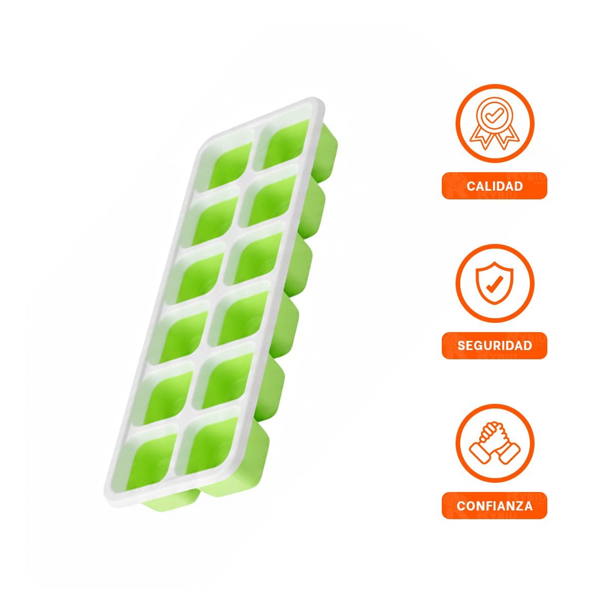 MOLDE COMPACTO PARA AGUA, JUGOS Y PREPARACIONES VERDE YPOST IT - 5