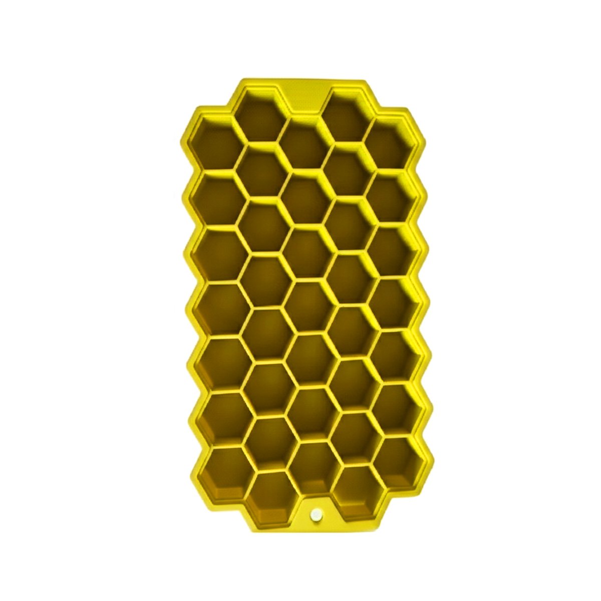 BANDEJA DE HIELO DE ESTILO MODERNO 20,5X12CM AMARILLO EN SU HOGAR YREGALO STICKER - 1
