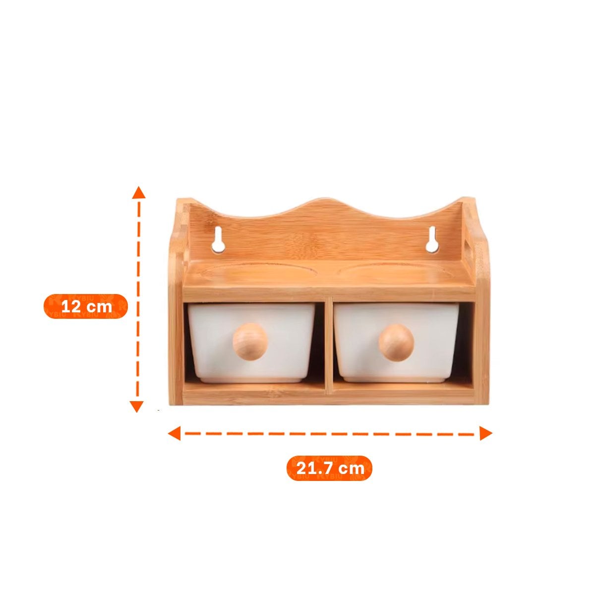 PACK4 PACK BLANCO DE 4 RECIPIENTES TAPA CUCHARA BASE 32X12CM COCINA Y ORGANIZACIÓN - 4