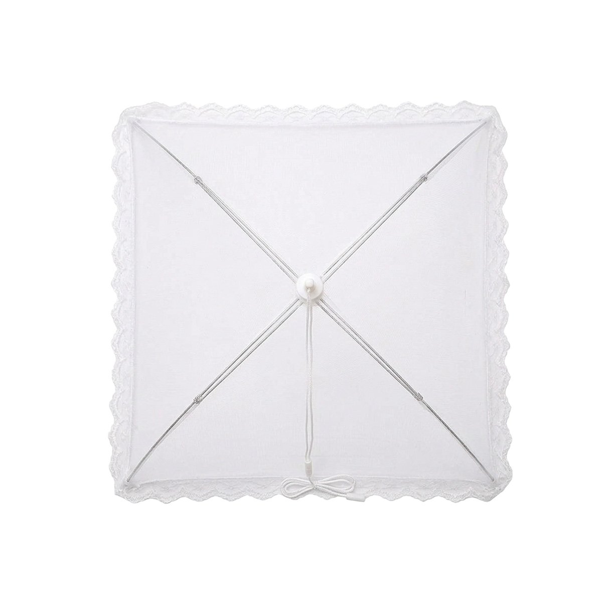 COBERTOR DE ALIMENTOS MALLA BLANCA 36X55 CM PARA COCINA HOGAR SEGURO YREGALO STICKER - 1