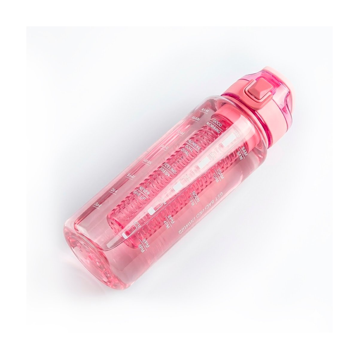 CANTIMPLORA CON FILTRO 1000 ML ROSADO TRANSPARENTE PARA CONTINUA EN ACTIVIDADES YLIGAS REGALO - 5