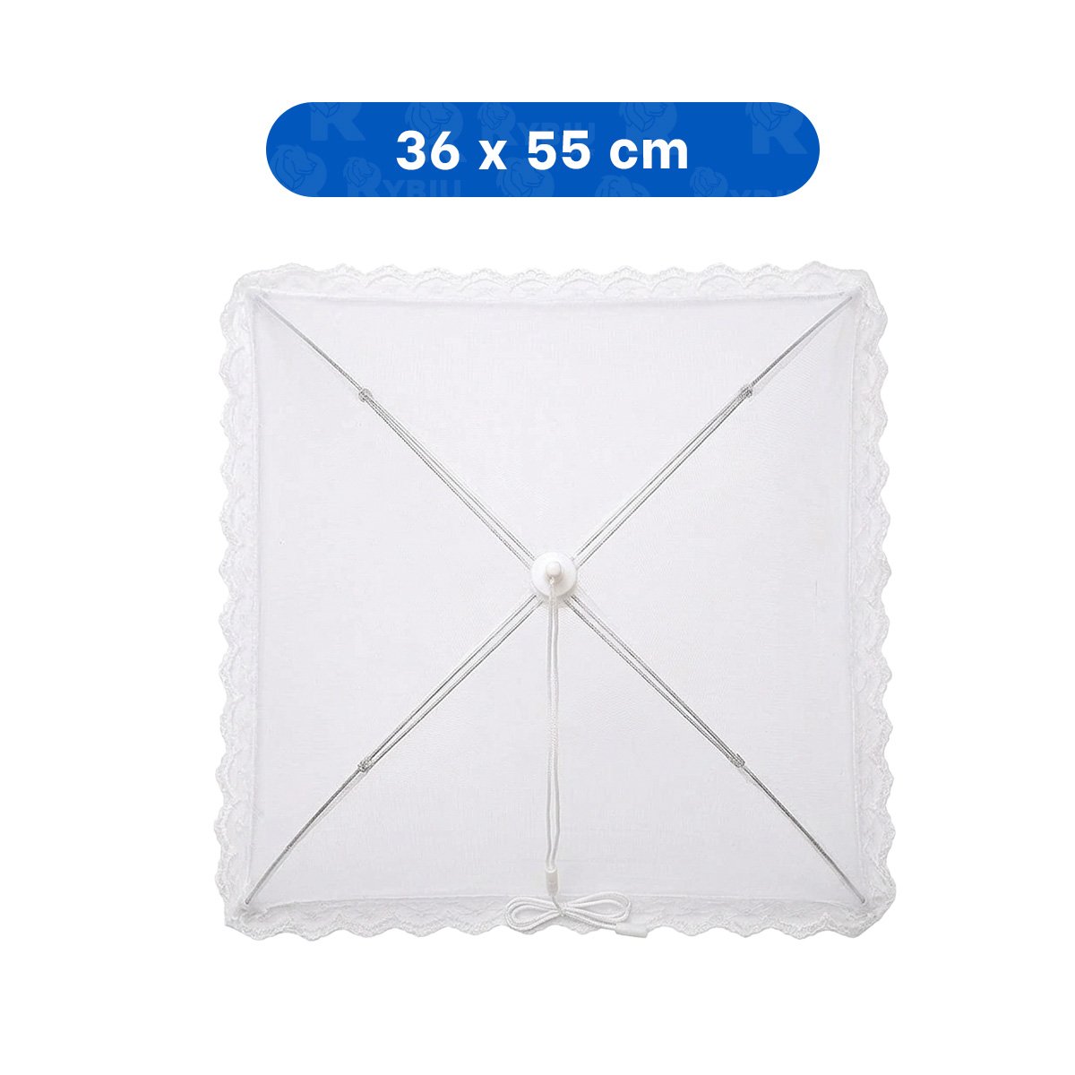 FUNDA DE ALIMENTOS MALLA BLANCA 36X55 CM PARA COCINA USO PRACTICO YPAPEL REGALO - 4