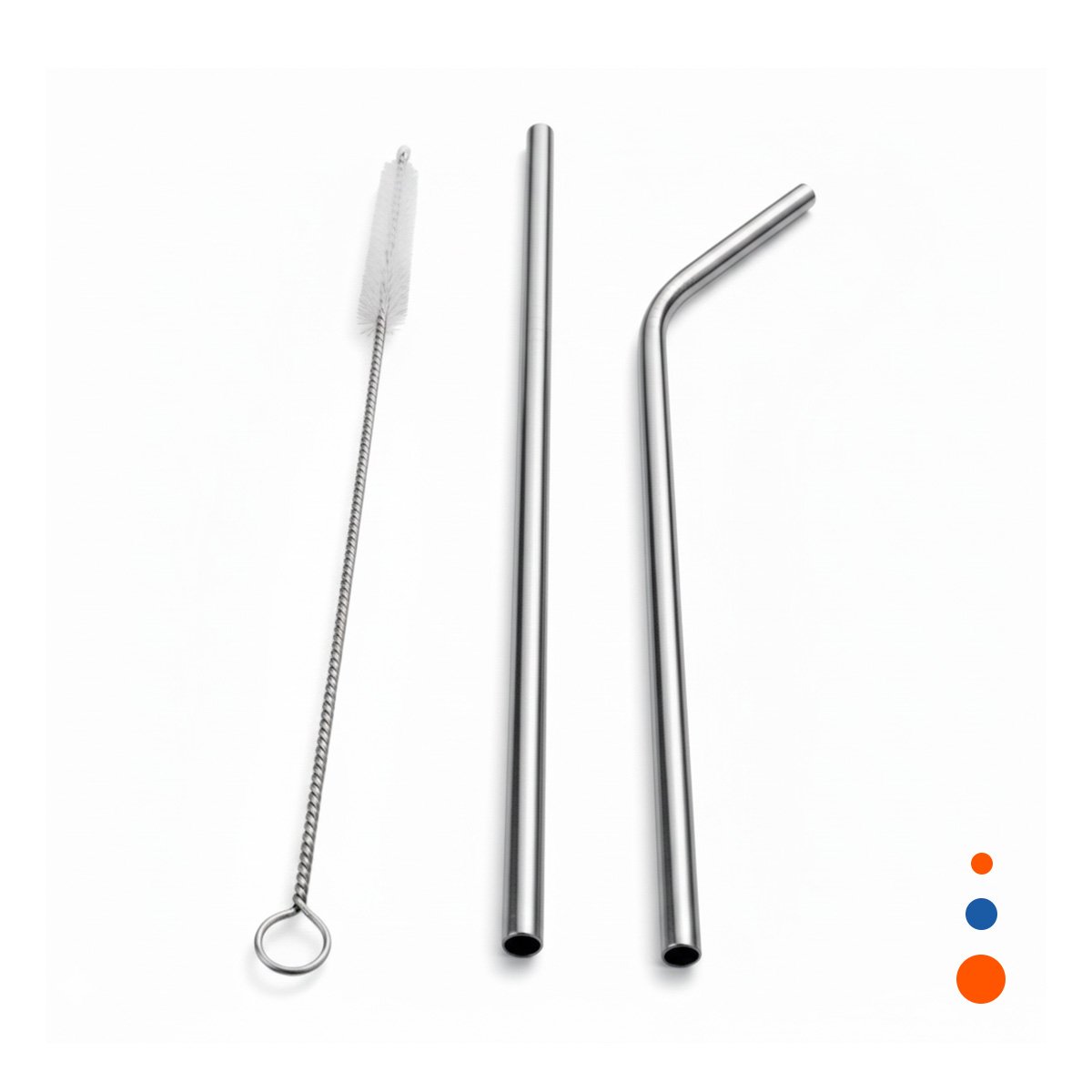 PACK6 BROCHA CON BASE QUE PROTEGE ACCESORIOS 2PZS 1 CEPILLO PLATEADO YREGALO STICKER - 2