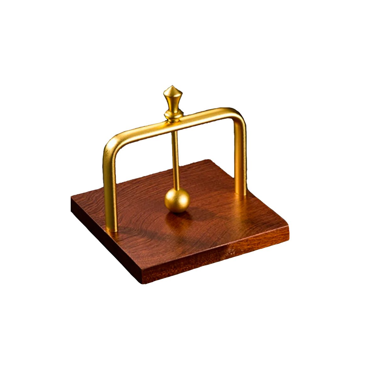 PACK2 DISPENSADOR DE COLOR DORADO VERTICAL CON BASE MADERA INTEGRADA YREGALO STICKER - 2