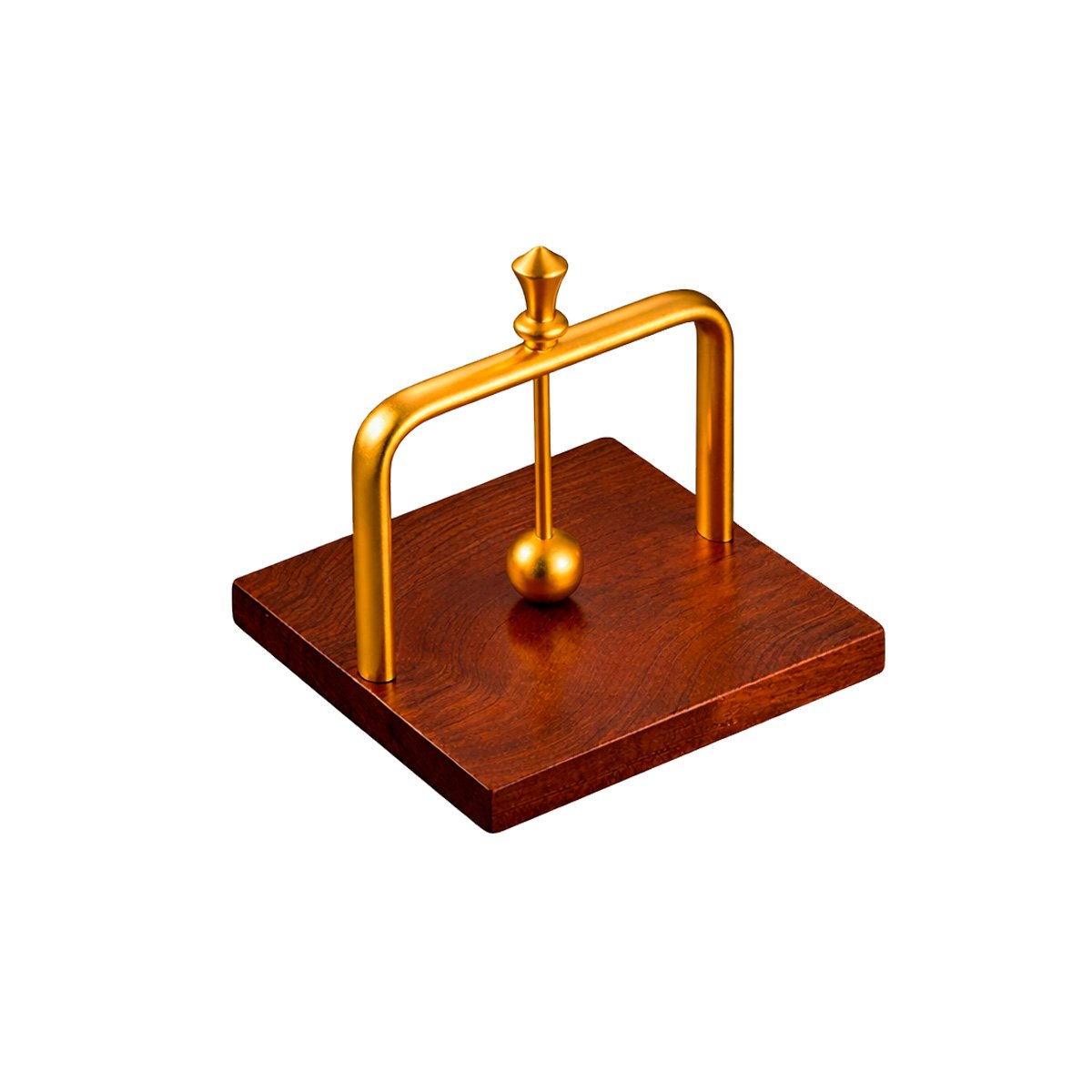 SERVILLETERO DE MESA DE COLOR DORADO DE BASE MADERA Y SISTEMA DISPENSADOR YLIGAS REGALO - 5