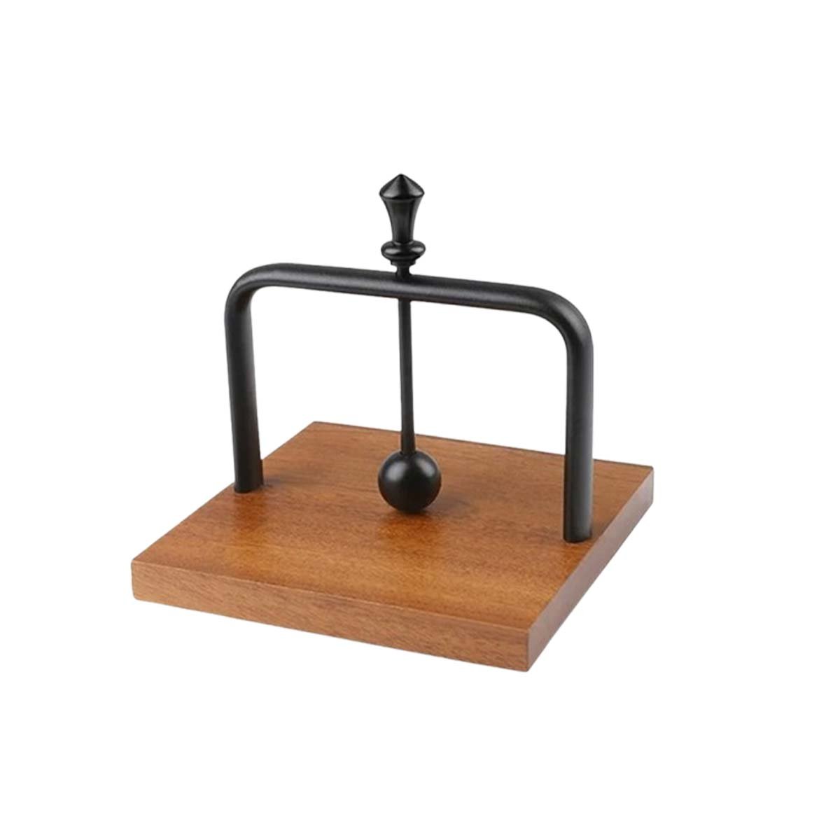 PACK2 DISPENSADOR DE COLOR NEGRO VERTICAL CON BASE MADERA INTEGRADA YREGALO STICKER - 2