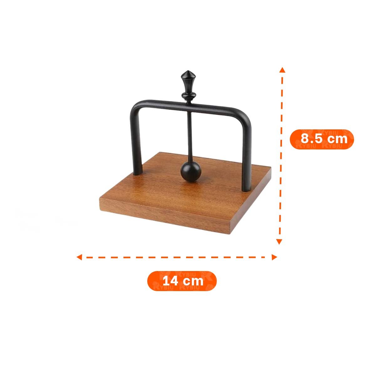 PACK6 ORGANIZADOR VERTICAL DE COLOR NEGRO CON SOPORTE MADERA INTEGRADO YPAPEL REGALO - 4