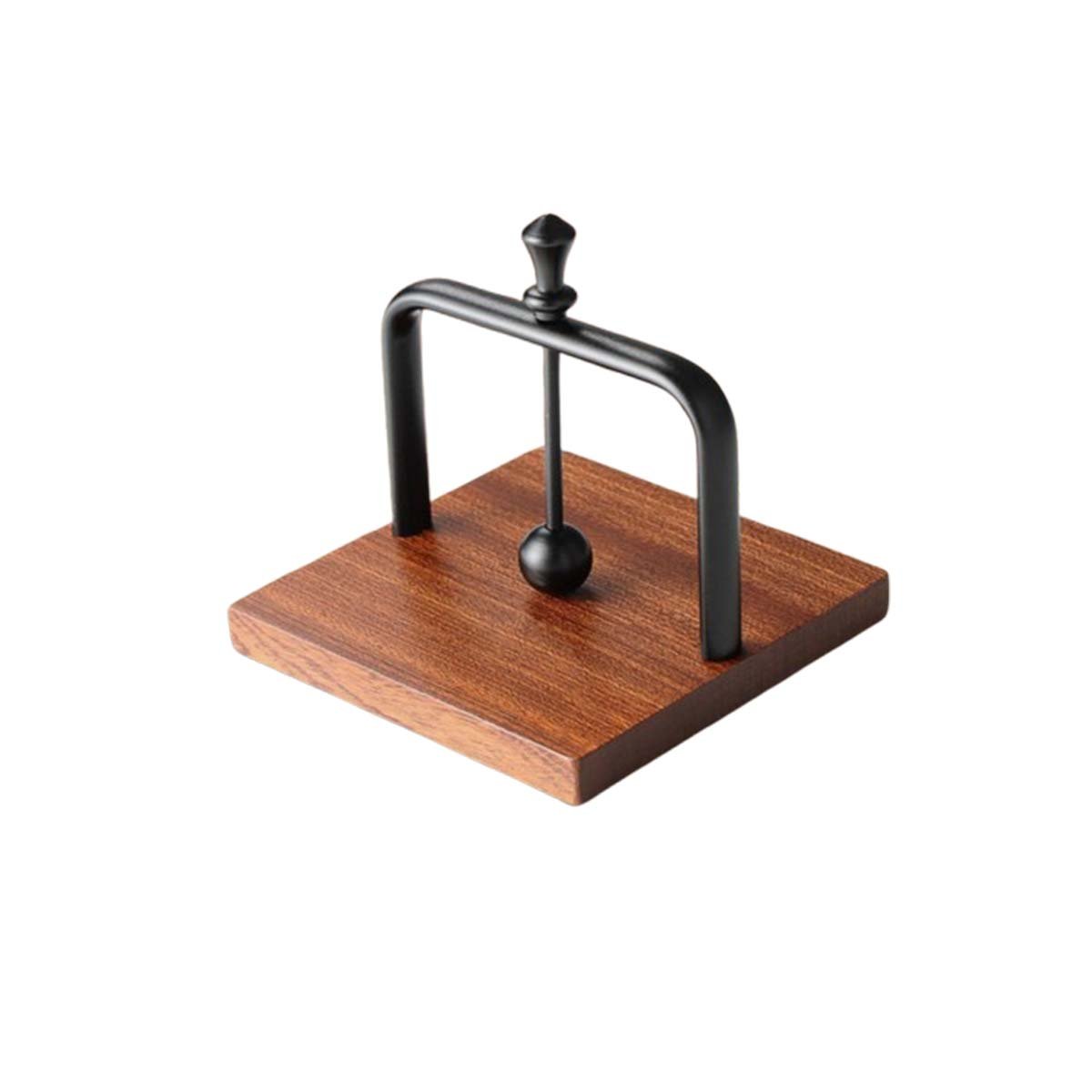 PACK6 ORGANIZADOR DE COLOR NEGRO VERTICAL CON BASE MADERA ESTABLE YREGALO STICKER - 2