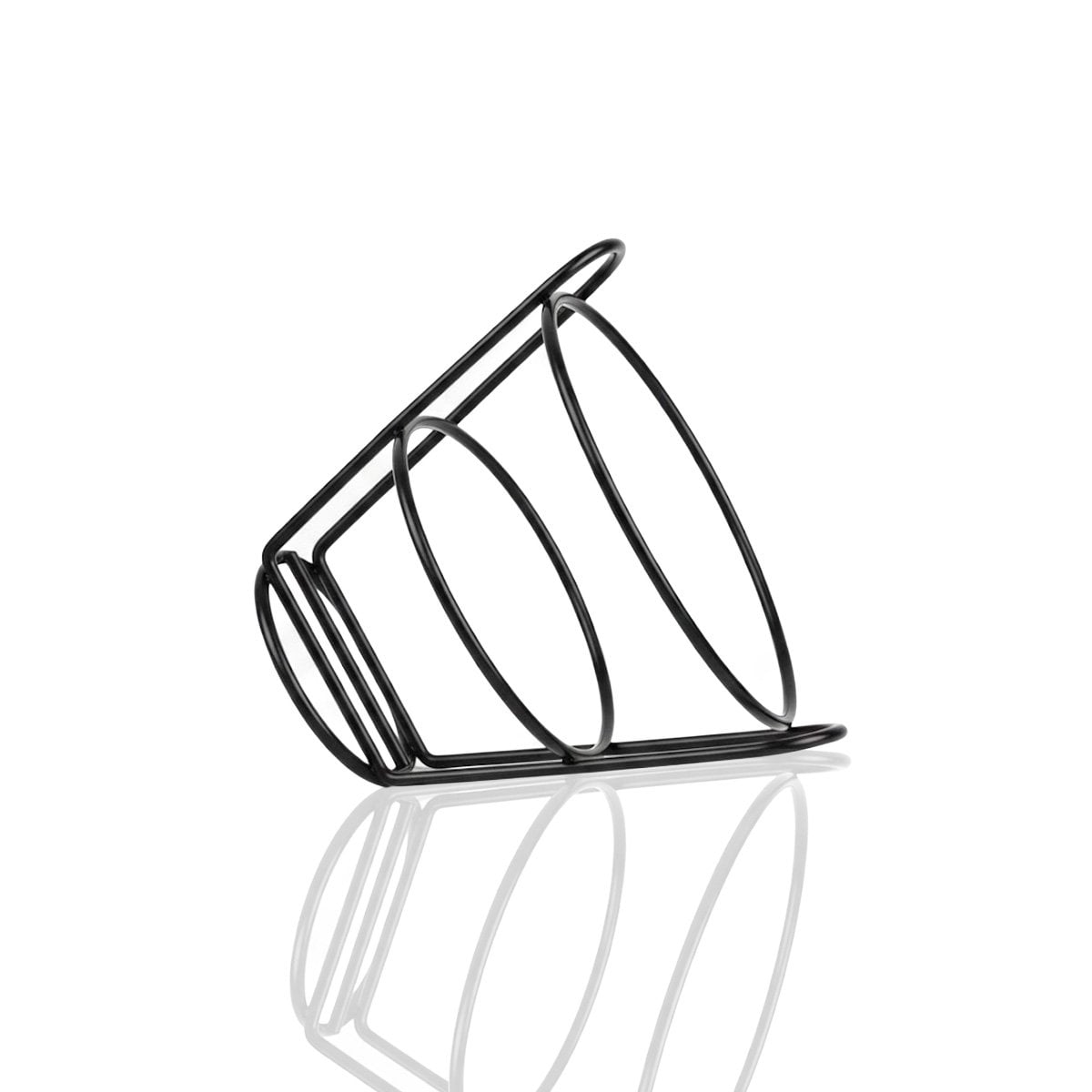 CANASTA EN FORMA DE CONO PARA FREIR EN COLOR NEGRO EN COCINA COMERCIAL YLIGAS REGALO - 5