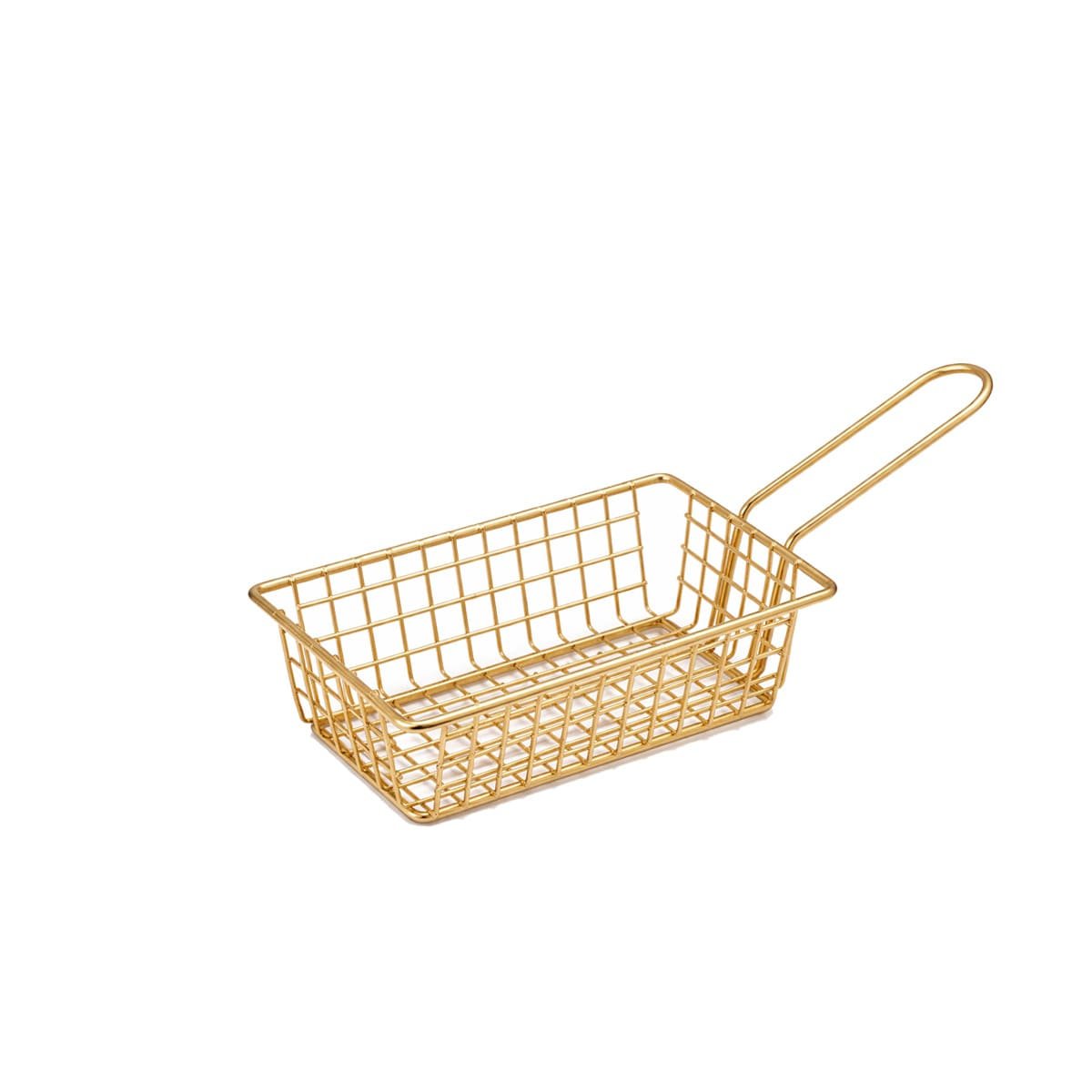 CANASTA RECTANGULAR PARA FREIR DORADO CON ASA LARGA EN COCINA COMERCIAL YLIGAS REGALO - 5