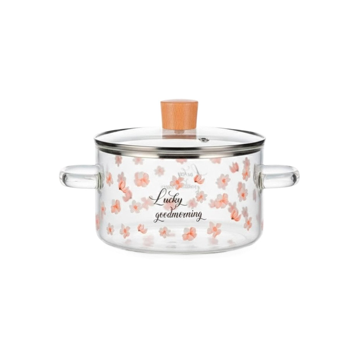 RECIPIENTE TERMORESISTENTE PARA COCINA DIARIA 1,8L TRANSPARENTE Y+PAPEL REGALO - 1