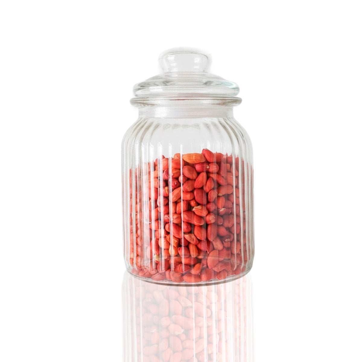 CONTENEDOR DE MESA 1020ML TRANSPARENTE A RAYAS PARA SERVIR AGUA FRIA YLIGAS REGALO - 5