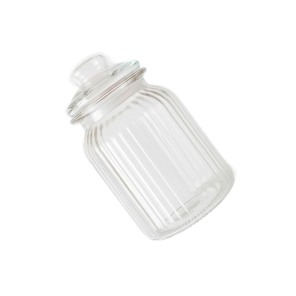 PACK12 BOTELLA DE VIDRIO 1020ML TRANSPARENTE CON RAYAS PARA UNA TARDE DE PAZ YREGALO STICKER - 2