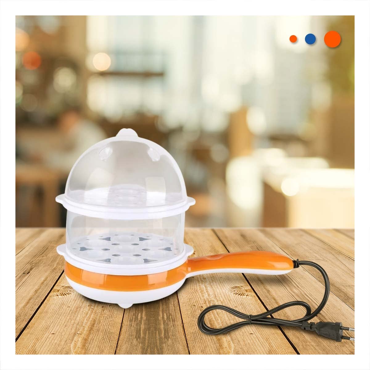 PACK4 SARTÉN MULTIFUNCIONAL NARANJA PARA TODO TIPO DE RECETAS YREGALO STICKER - 5