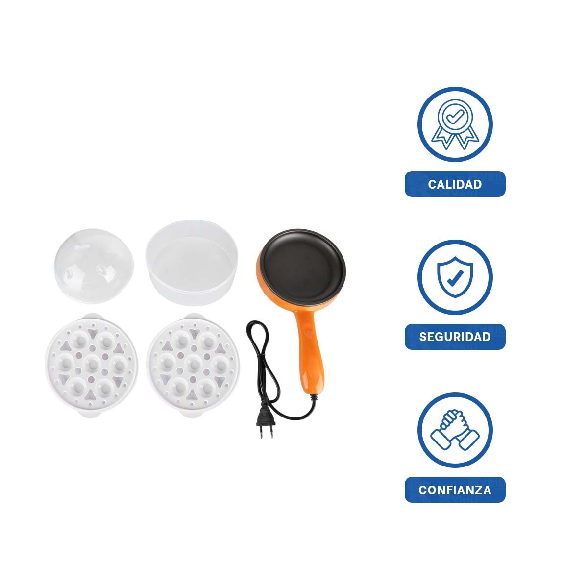 HERVIDORA 2 EN 1 PARA COCINAR VERSÁTIL COLOR NARANJA YSTICKY - 5