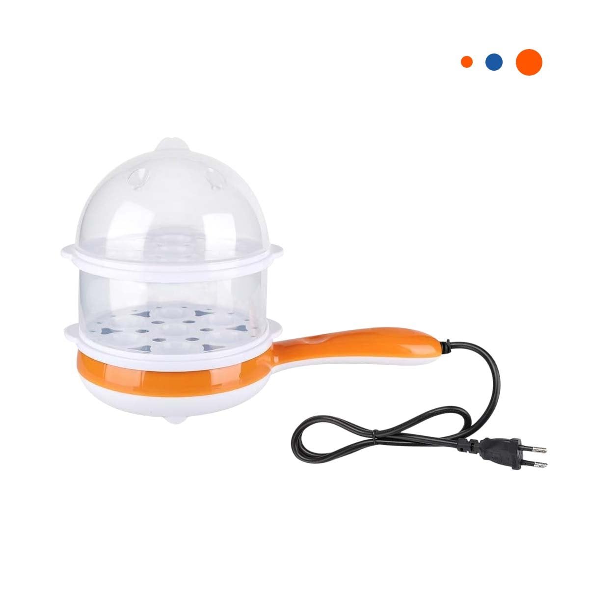 SARTÉN 2 EN 1 NARANJA PARA COCINAR RÁPIDO Y FÁCIL YREGALO STICKER - 1