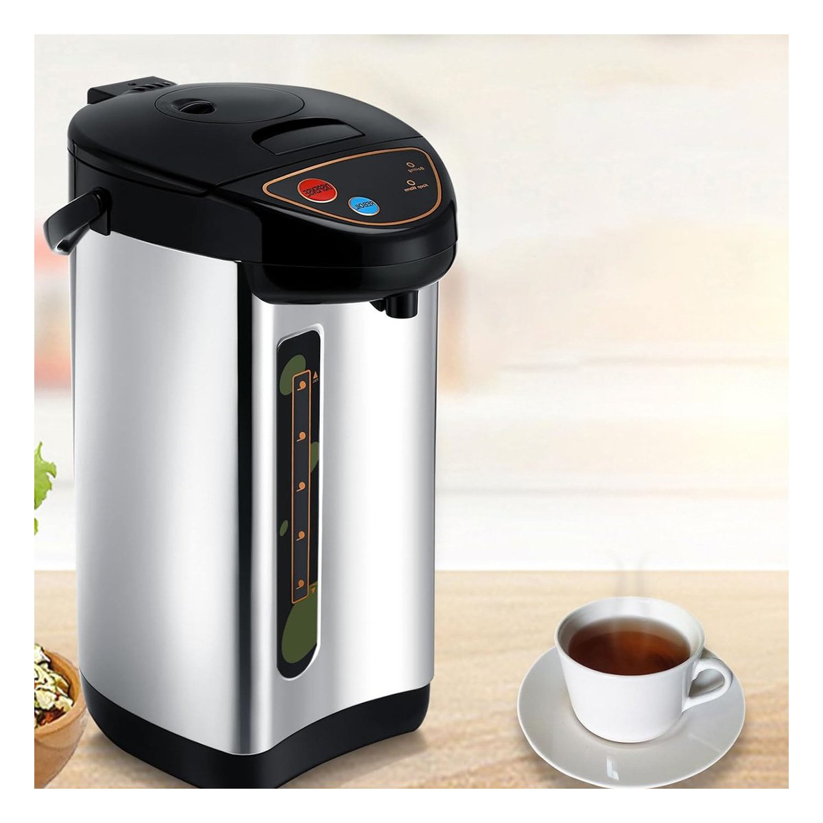 HERVIDOR ELÉCTRICO COLOR PLATEADO CON APAGADO AUTOMÁTICO 6.8L - 1