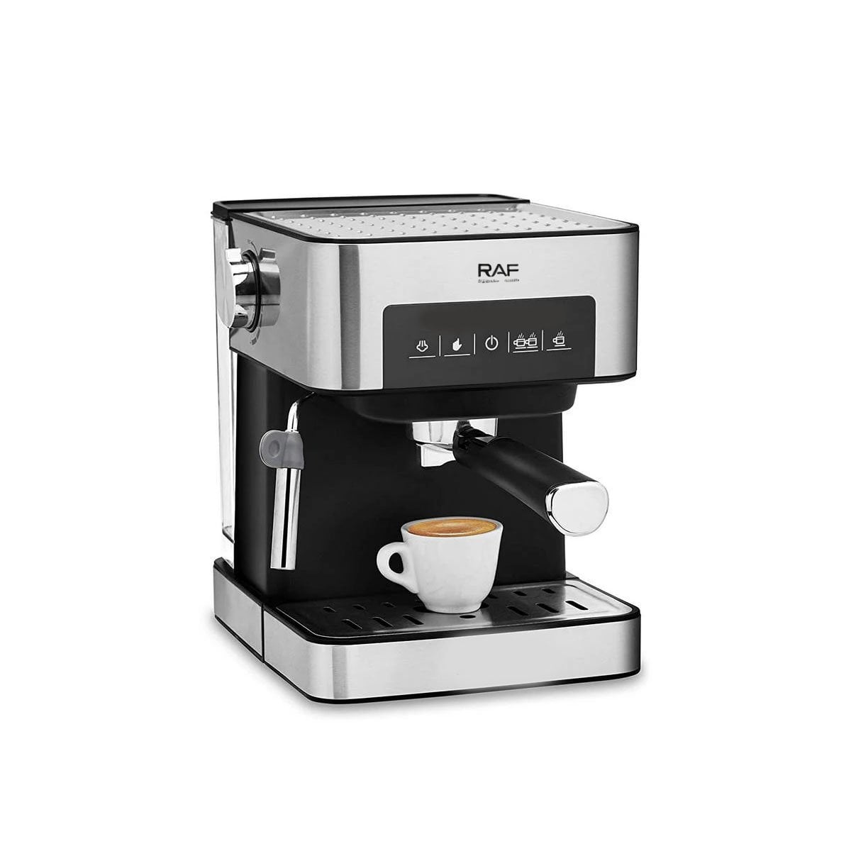 CAFETERA DE ACERO INOXIDABLE DIGITAL 1.6L COLOR PLATEADO YREGALO STICKER - 1