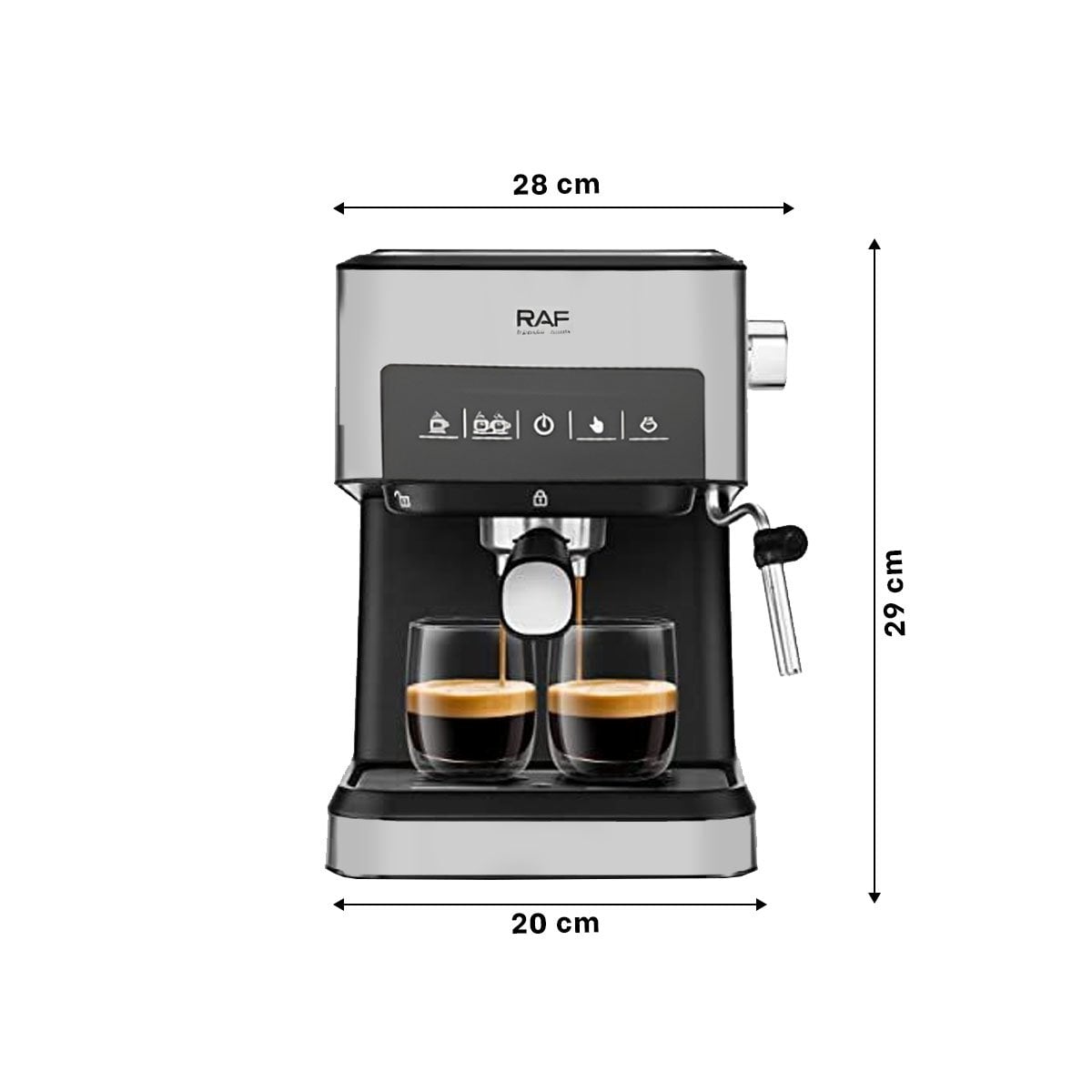 MÁQUINA DE CAFÉ 1.6L COLOR PLATEADO CON FILTRO AUTOMÁTICO YPAPEL REGALO - 4
