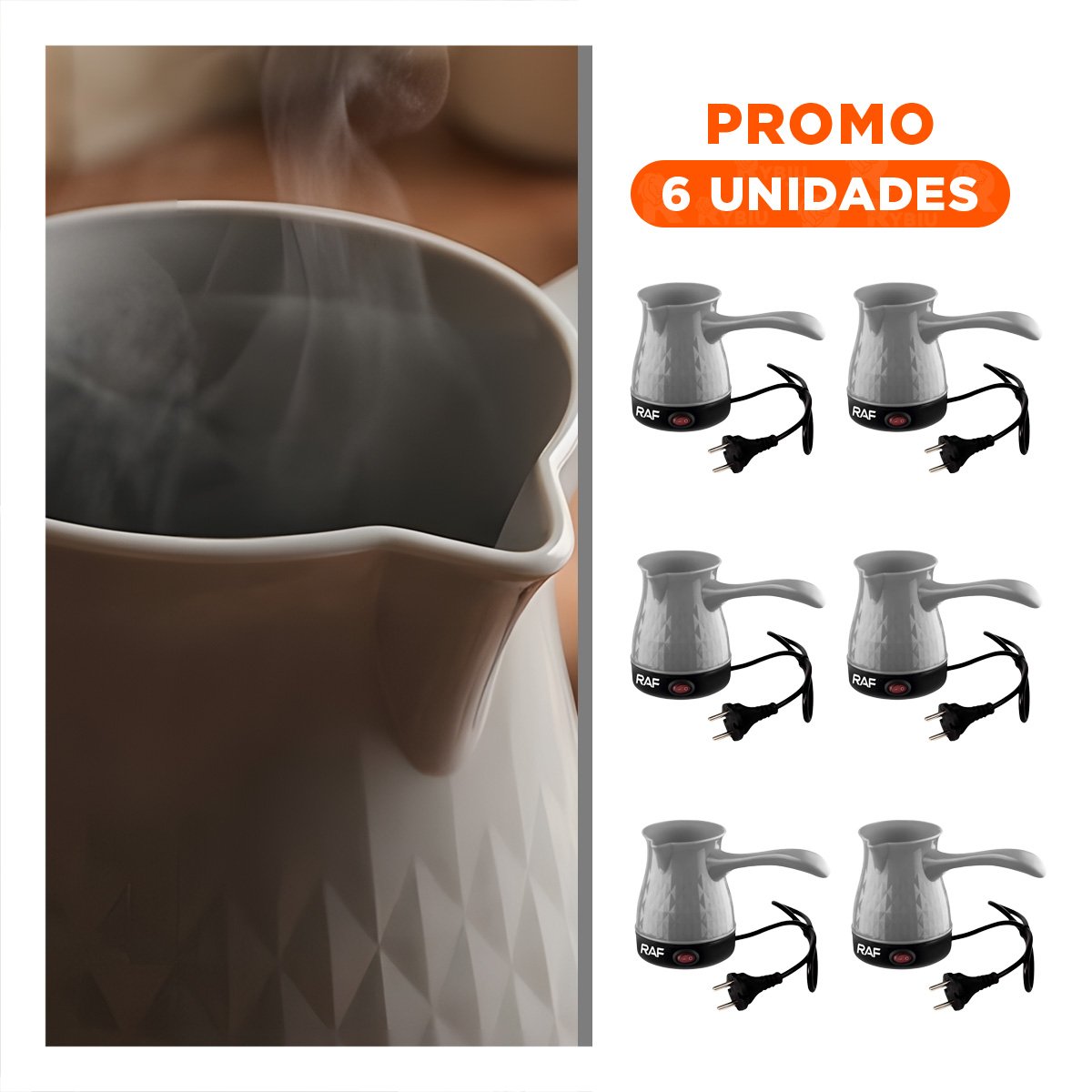 PACK6 DISPOSITIVO DE ACERO INOXIDABLE 500ML PLOMO TURCO Y PLASTICO DE CALIDAD YREGALO STICKER - 1