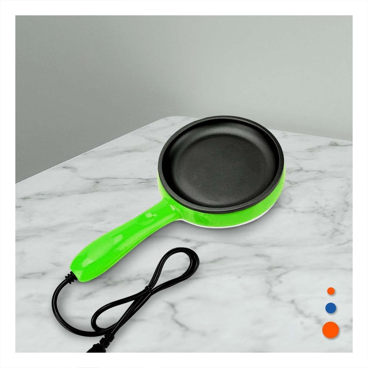 HERVIDOR FREIDOR DUAL PARA HOGAR MODERNO VERDE LIMON CON TECNOLOGIA RAPIDA YPAPEL REGALO - 2