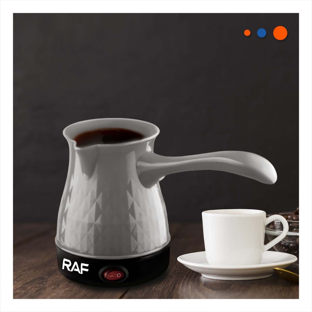 PACK4 MAQUINA TURCA PLOMO 500ML DE PLASTICO Y ACERO INOXIDABLE PARA LA COCINA YREGALO STICKER - 5