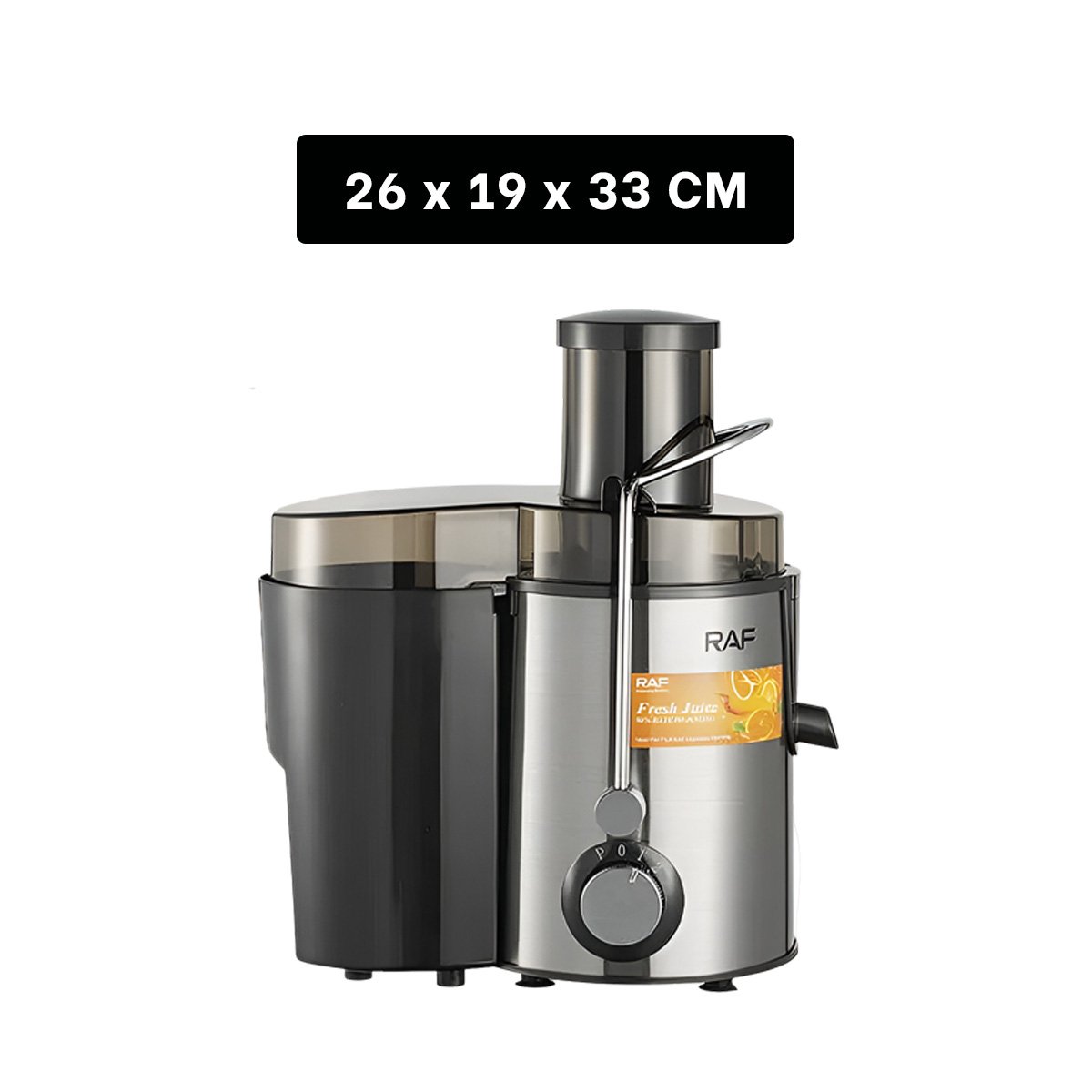 EQUIPO EXTRACTOR DE JUGO 1.5L ELÉCTRICO COLOR NEGRO PARA FAMILIA YLIGAS REGALO - 4