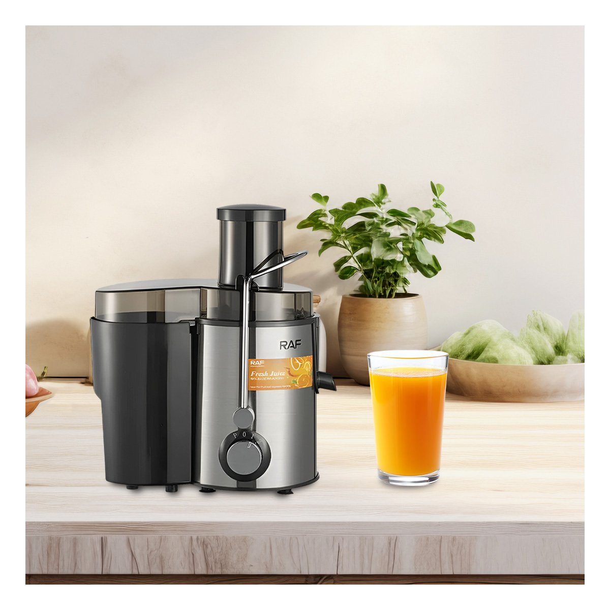 EXTRACTOR ELÉCTRICO 1.5L COLOR NEGRO PARA JUGOS NATURALES - 3