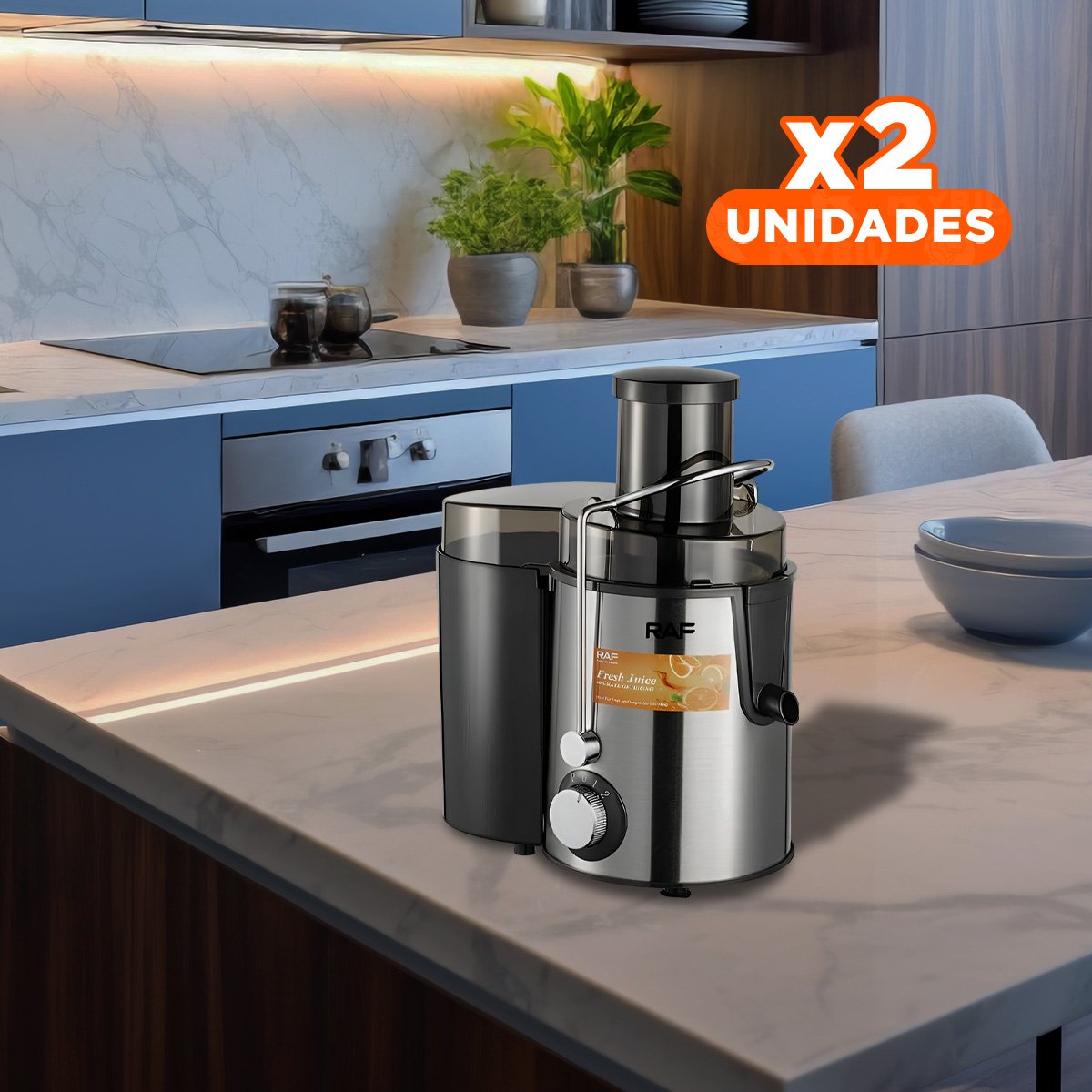PACK2 MÁQUINA ELÉCTRICA COLOR NEGRO PARA CASA 1.5L YPAPEL REGALO - 1