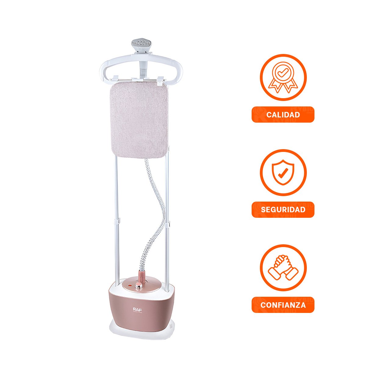 EQUIPO DE PLANCHADO ROSADO CON TABLA 1.6L DURADERO DE TECNOLOGIA YSTICKY - 5