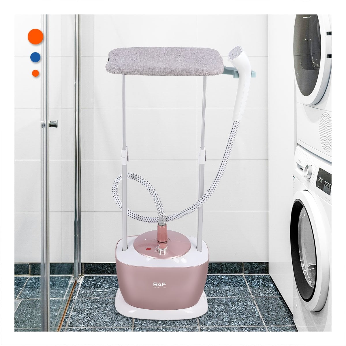 PACK2 VAPORIZADOR CON TABLA PARA ROPA 1.6L ROSADO CON TECNOLOGIA PARA CASA YPAPEL REGALO - 2