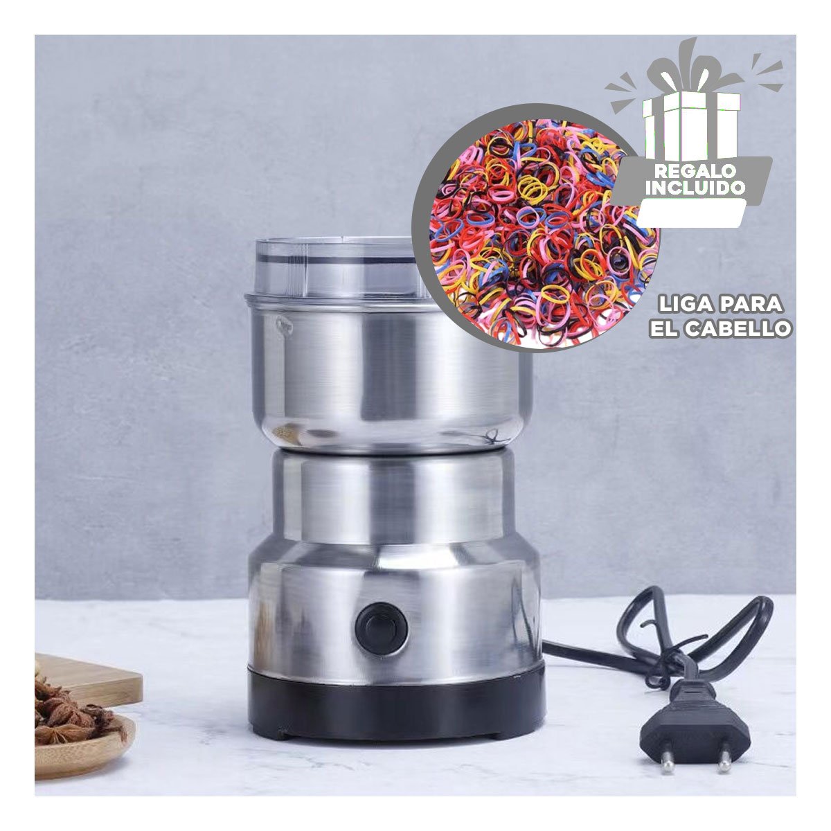 PROCESADOR ELECTRICO PORTATIL PARA COCINA MODERNA CON ALTA CALIDAD YLIGAS REGALO - 2