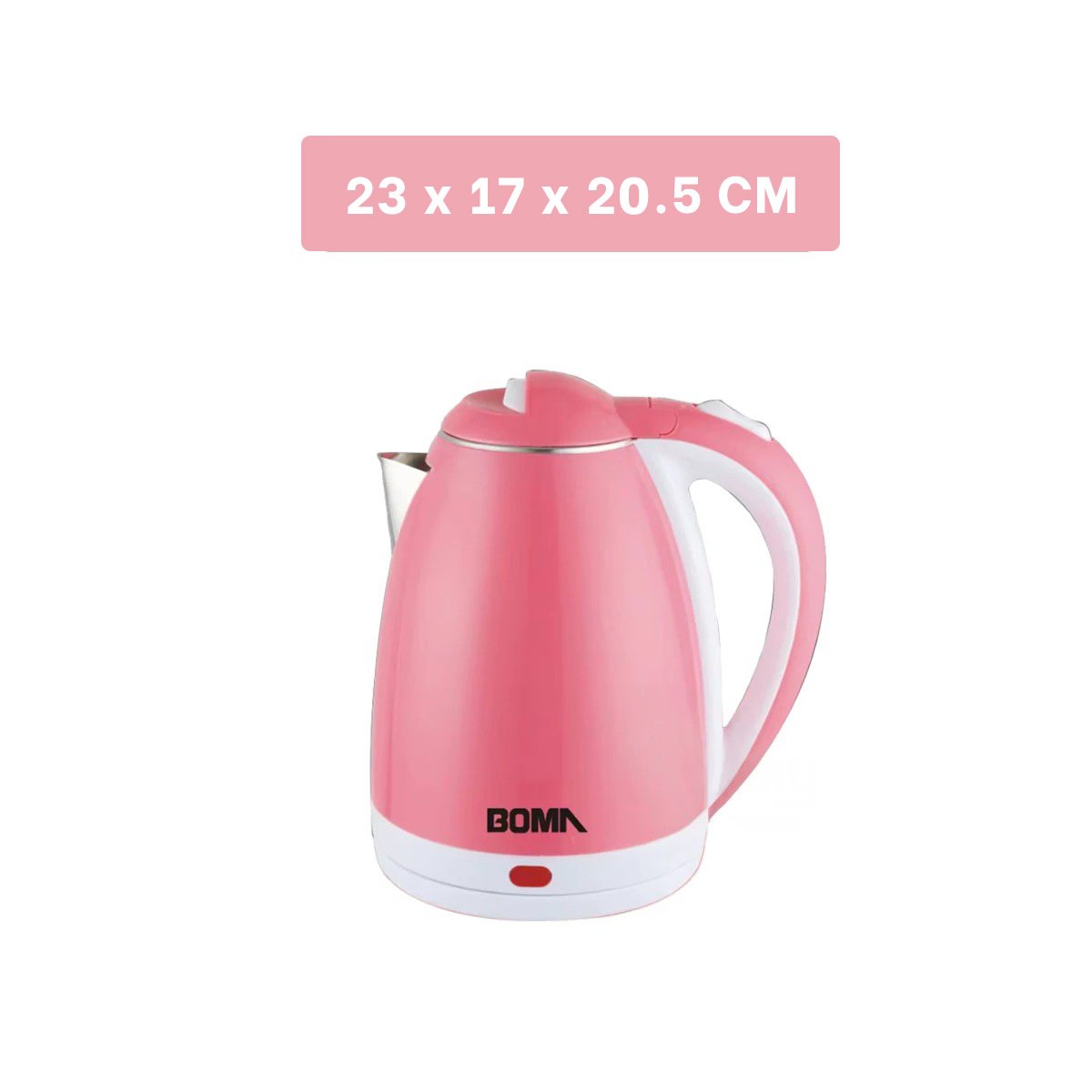 HERVIDOR PEQUEÑO 2L ROSADO PARA COCINA Y OFICINA YSTICKY - 4