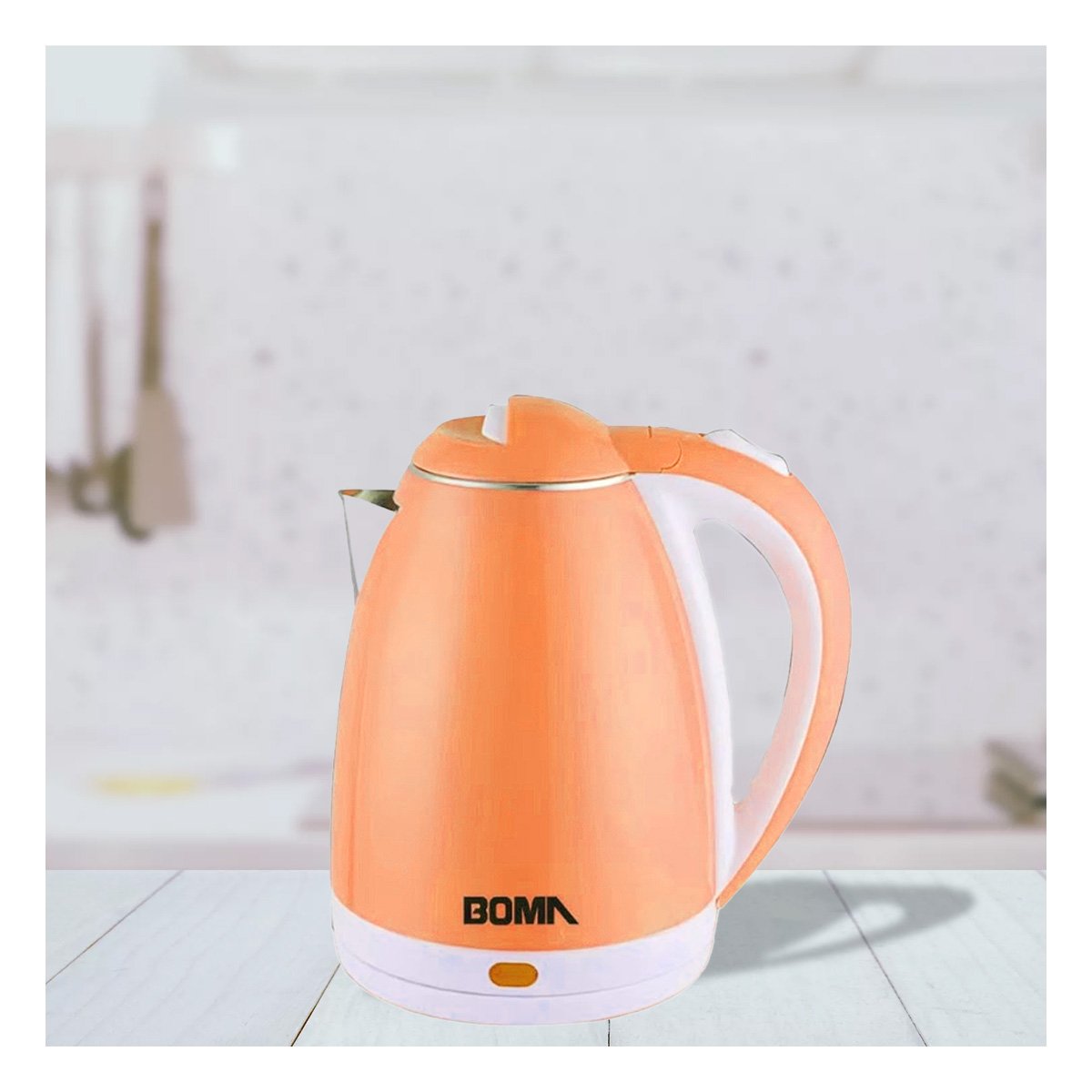 PACK4 TETERA PORTATIL 2L NARANJA PARA BEBIDAS CALIENTES RAPIDAS YREGALO STICKER - 5