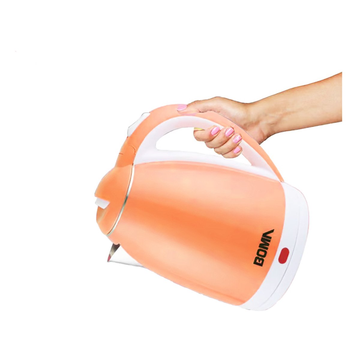 PACK4 CALENTADOR PEQUEÑO 2L NARANJA CON DISEÑO COMPACTO YPAPEL REGALO - 3