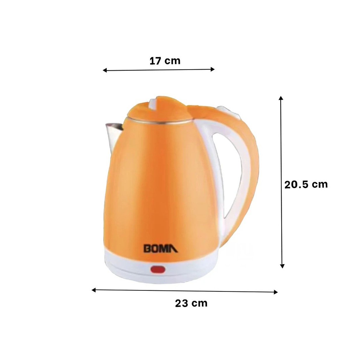 HERVIDOR RAPIDO 2L NARANJA PARA OFICINA Y HOGAR YPAPEL REGALO - 4