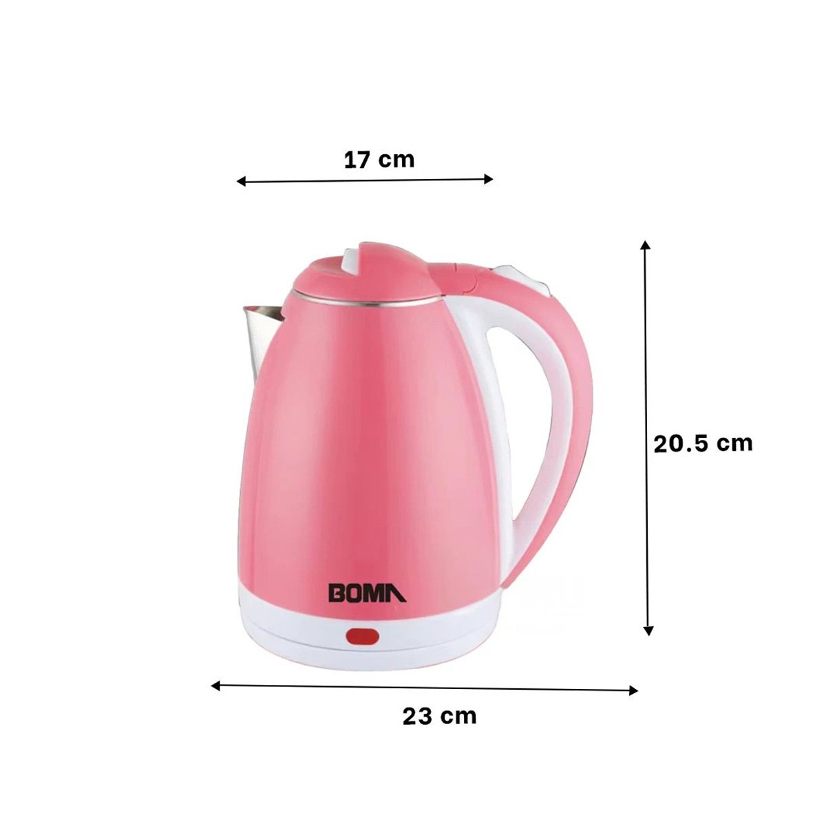 PACK6 TETERA RAPIDA 2L ROSADO CON DISEÑO COMPACTO Y PRACTICO - 4
