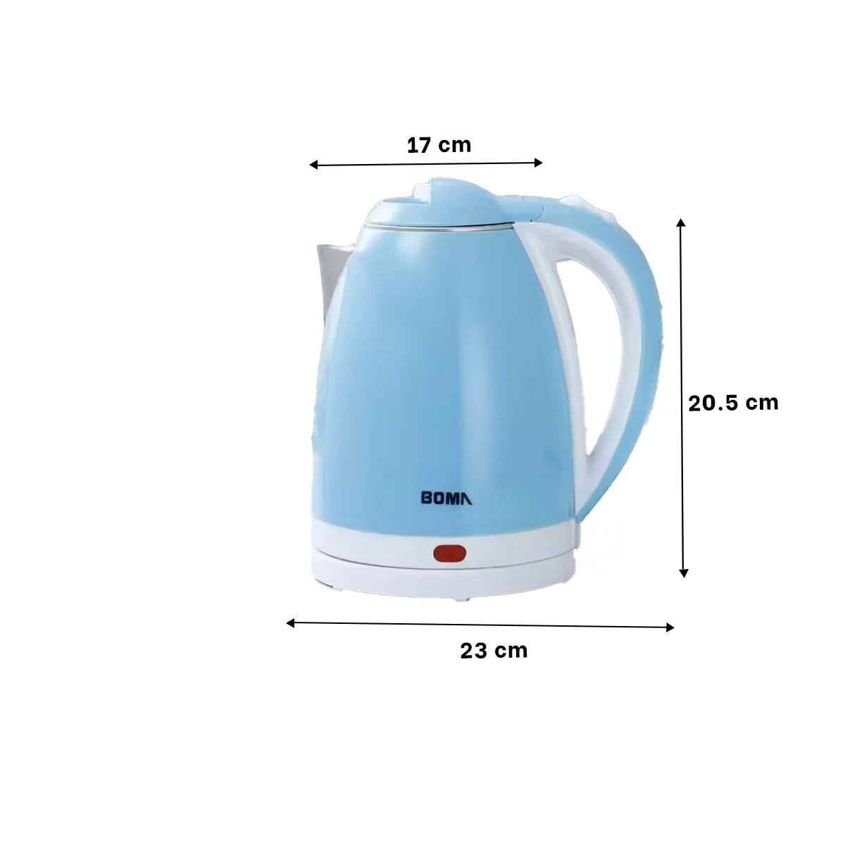 HERVIDOR PEQUEÑO 2L CELESTE PARA COCINA Y OFICINA YSTICKY - 4
