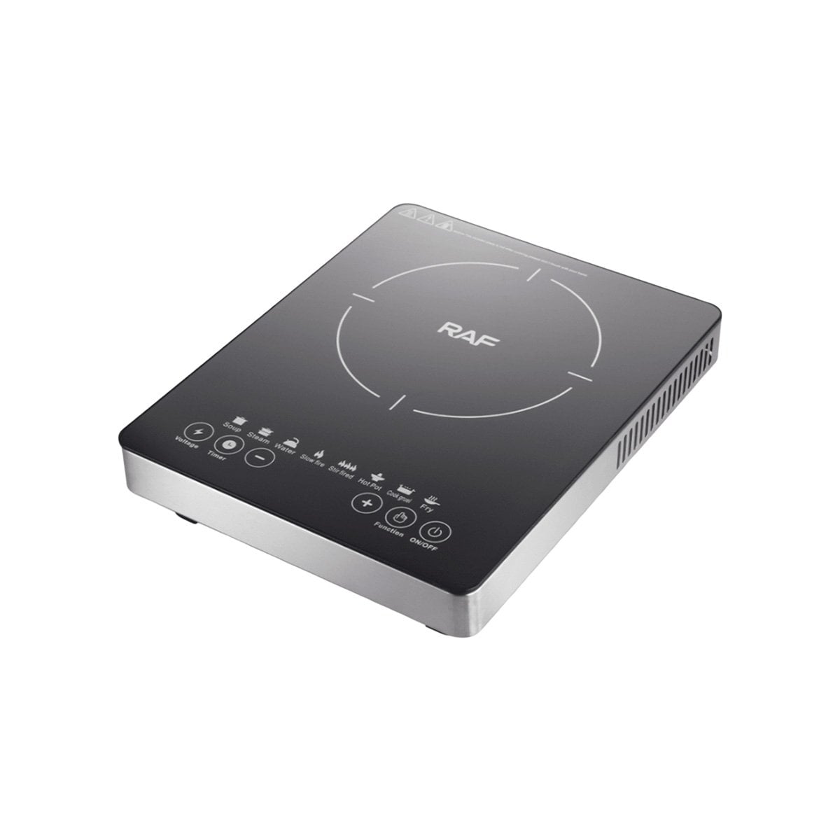 PARRILLA DE INDUCCION PORTATIL PARA COCINA PRACTICA NEGRO YREGALO STICKER - 1