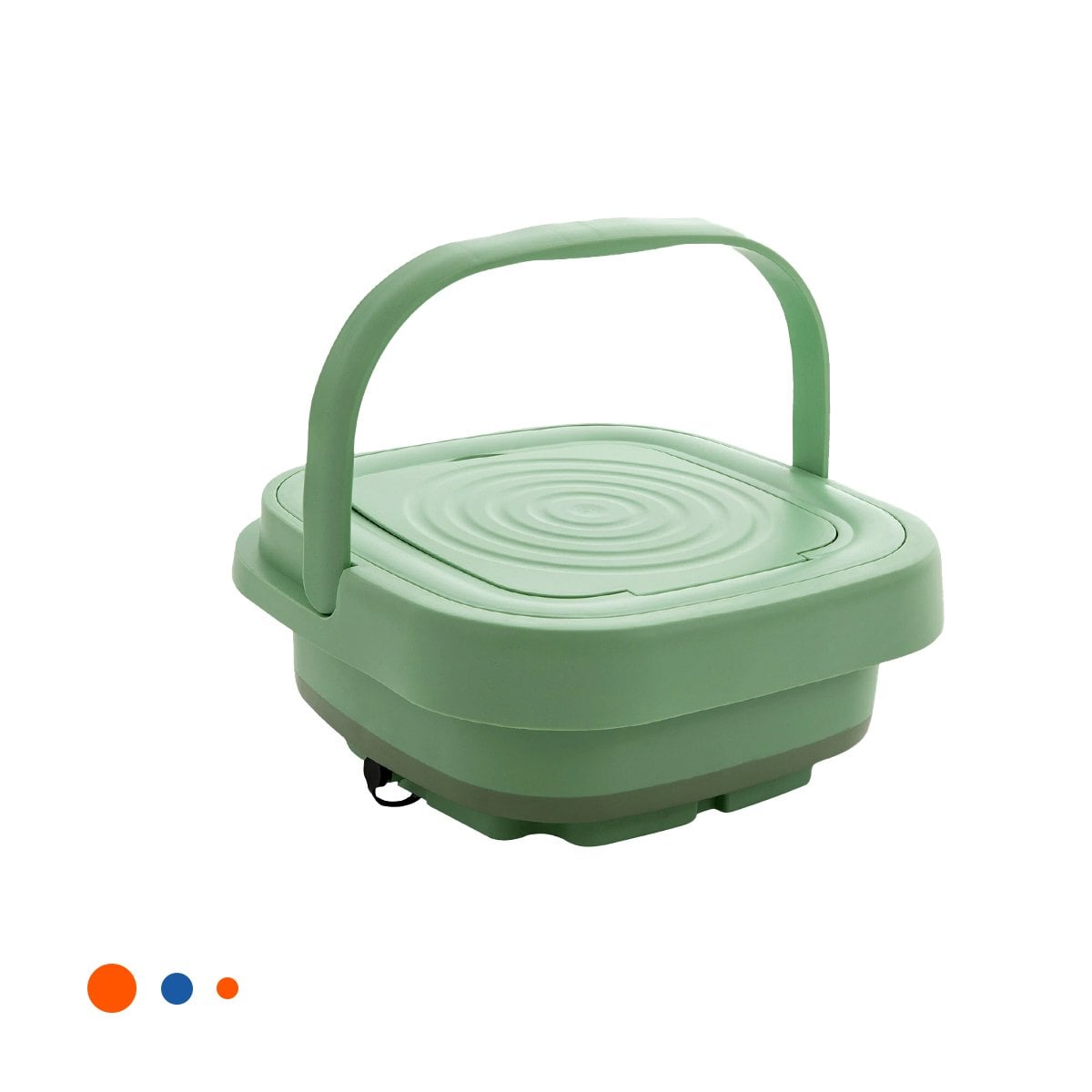 EQUIPO DE LAVADO DE PLASTICO VERDE MINI PORTATIL PARA ROPA DE BEBE DE YLIGAS REGALO - 5