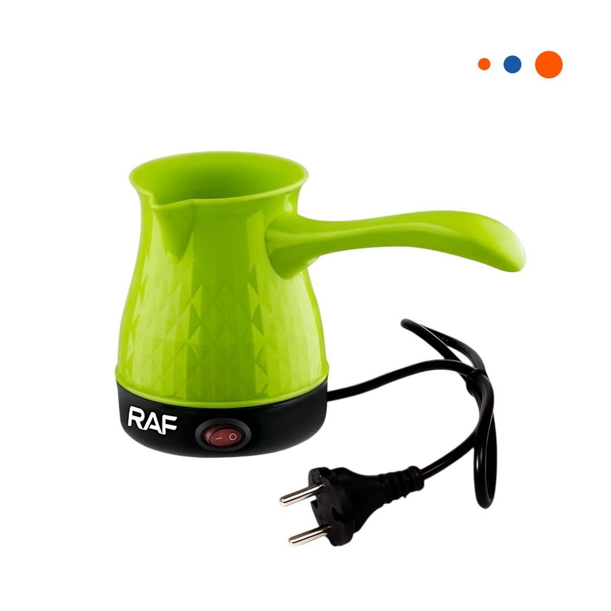 PACK4 ACCESORIO PARA CAFE TURCO 500ML VERDE EN ACERO INOXIDABLE CON PLASTICO YPAPEL REGALO - 3